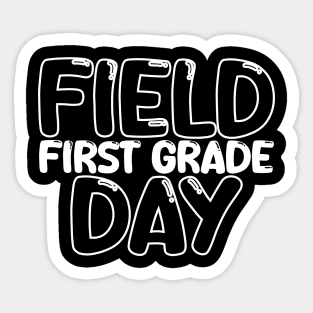 Field First Grade Day Sticker